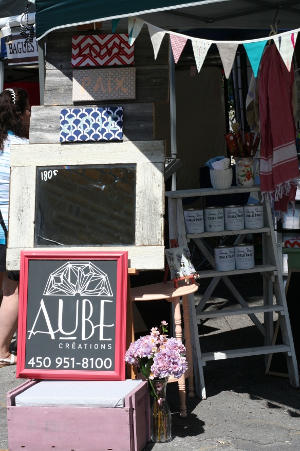 Kiosque Aube Créations - Semaine des artisans 2014 - Chalk Paint ™ Annie Sloan